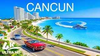 Thumbnail: Cancun Mexico 🇲🇽 4K Drone Footage | Hotel Zone Beaches, Turquoise Caribbean Sea & Coastal Views