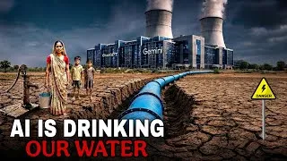Thumbnail: AI Is Drinking Our Water! 😱 | क्या AI हमारा पानी खत्म कर देगा?