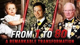 Thumbnail: King Carl XVI Gustaf of Sweden Through the Years 👑 Transformation From 1 to 80 Years Old