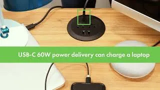 Thumbnail: GaN Technology USB Desk Grommet | TTRP48APD60 - Features & Installation Guide | TOPGREENER