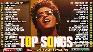Thumbnail: Bruno Mars, Rihanna, The Weeknd, Ed Sheeran, Adele, Dua Lipa, Maroon 5 🍁 Billboard Top 50 This Week