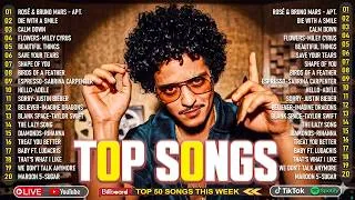 Thumbnail: Rihanna, Ed Sheeran, Bruno Mars, Dua Lipa, Adele, Maroon 5, The Weeknd 🍀 Billboard Top 50 This Week