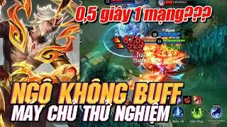 Thumbnail: MLBB | NGỘ KHÔNG BUFF: 6.000 MÁU VẢ TRONG 0,5 GIÂY? ĂN LORD 5 GIÂY? CÓ LỌT VÀO META MÙA TỚI | Tốp Mỡ