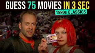 Thumbnail: Guess 75 Movies in 3 Seconds | The Best of the Best: 90s Classics 🎬