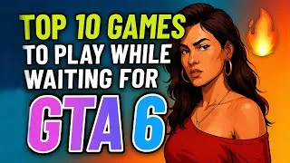 Thumbnail: Top 10 Games to Play While Waiting for GTA 6 (Post-Trailer Hype Edition!)