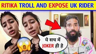 Thumbnail: 😲RITIKA CHAUHAN REPLY AND TROLL THE UK07 RIDER | ANURAG DOBAL | UK 07 RIDER VLOGS | RITIKA REPLY
