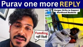 Thumbnail: Purav Jha Reply to Haters, who are saying why are you not saying about Jharkhand Students