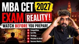 Thumbnail: 😮MBA CET 2027 Exam Reality | 🚨SCAMS & ISSUES | MBA CET Exam Date |