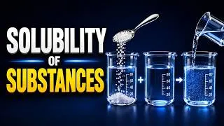 Thumbnail: Solubility of Substances 🧪 | Solute, Solvent & Solution | Class 9 Science | 3D Animation
