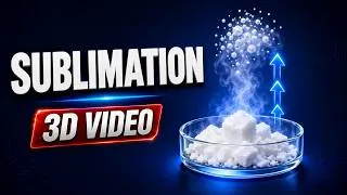 Thumbnail: Sublimation 🔥 | What is Sublimation? | Class 9 Science | 3D Animation