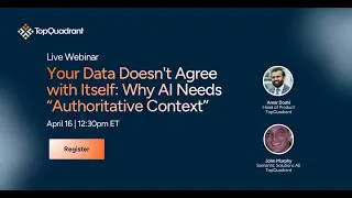 Thumbnail: Your Data Doesn't Agree with Itself: Why AI Needs Authoritative Context