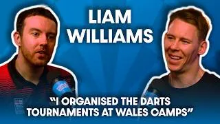 Thumbnail: Liam Williams: “I organised the darts tournaments at Wales camps”