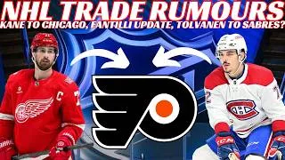 Thumbnail: NHL Trade Rumours - Habs & Flyers Trade? Larkin to Flyers? NYR, Kane to Chicago, CBJ RFA Updates