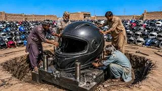 Thumbnail: Incredible Motorcycle Helmet Manufacturing Process Revealed
