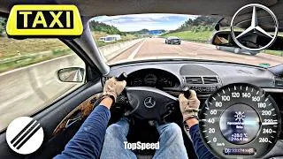 Thumbnail: 2004 Mercedes-Benz E200 CDI W211 *TAXI* TOP SPEED DRIVE ON GERMAN AUTOBAHN 🏎
