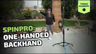 Thumbnail: Tennis SpinPro: How To Hit Topspin One Handed Backhands
