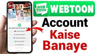 Thumbnail: How to Create Webtoon Account (2026) | Webtoon Account Kaise Banaye