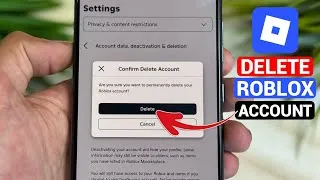 Thumbnail: How to Delete Roblox Account 2026 || Roblox account kaise delete kare Permanently