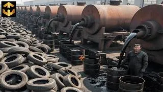 Thumbnail: How Waste Tires Are Recycled Into Fuel Oil | Amazing Factory Process