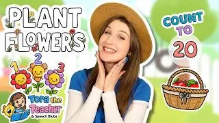 Thumbnail: Plant Flowers & Count to 20 | Toddler Learning Video | Tora x Speech Blubs