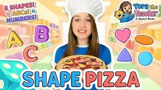 Thumbnail: Let’s Make a Shape Pizza! 🍕 Learn Shapes & Numbers for Toddlers | Preschool Learning