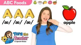 Thumbnail: ABC World Foods Chant | Learn Phonics with Food | Preschool & Toddler Learning