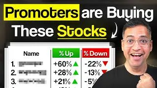 Thumbnail: Top Stocks Bought by Promoters in the Last 3 Months - What next? Rahul Jain