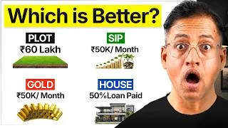 Thumbnail: Plot vs Gold vs SIP vs Home Loan — AND the Winner Is… You’ll Be Shocked! | Rahul Jain