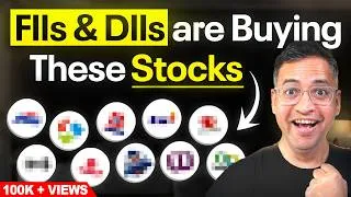 Thumbnail: FIIs & DIIs are investing in these 17 stocks - Finding stocks before the RALLY - Rahul Jain