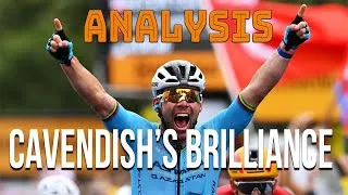 Thumbnail: The Brilliance of Mark Cavendish - how did he pull it off?! Analysis of his 35th TdF win.