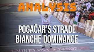 Thumbnail: How Pogačar dominated Strade Bianche: analysis of the most dominant win ever!