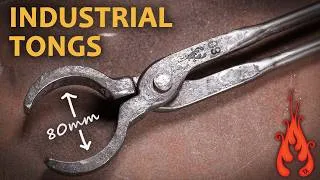 Thumbnail: Blacksmithing - Can I Make BIG Industrial Tongs?