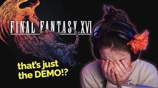 Thumbnail: I played the Final Fantasy XVI Demo and it only broke me a lot - my reactions and gameplay!