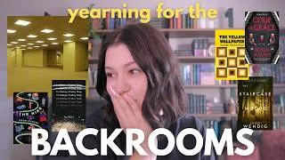 Thumbnail: reading books that feel like the Backrooms | reading vlog - the amazing readathon