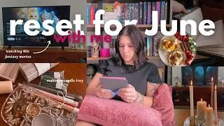 Thumbnail: new hobbies, reading goals, cleaning & resetting | RESET VLOG & AMAZING READATHON