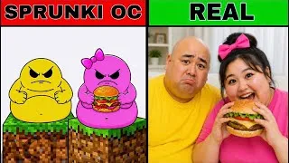 Thumbnail: My Sprunki OC: Obesity VS Lovity (from Minecraft) PHASE 2 in REAL LIFE