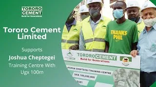 Thumbnail: Tororo Cement Supports Joshua Cheptegei Training Centre With Ugx 100m (Video Credit: UBC Television)
