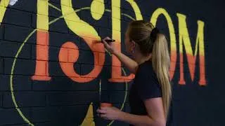 Thumbnail: School Owl Mural process video