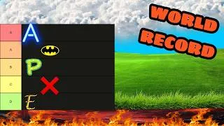 Thumbnail: LETTER TEIR LIST Speedrun (World Record)