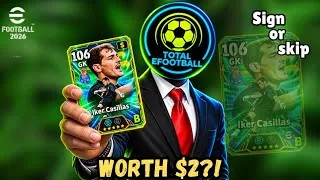 Thumbnail: Should You Buy the New Casillas for $2? | eFootball 2026