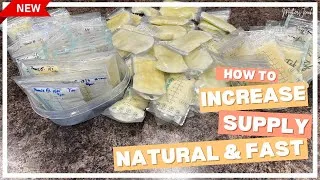 Thumbnail: BOOST your milk supply fast and naturally + what to avoid during breastfeeding