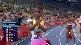 Thumbnail: OMG! Fastest 200m showdown julien Alfred destroyed usa mellissa Jefferson for the win 2026