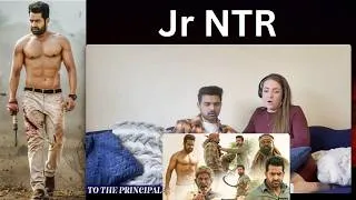 Thumbnail: First Time Watching Jr NTR… This Fight Scene Blew Our Minds! | Aravinda Sametha Reaction 🔥