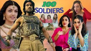 Thumbnail: India's Most EPIC 100 Soldiers Fight Ever 😱 | Ram Charan | S.S. Rajamouli’s Magadheera
