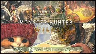 Thumbnail: The 4 New Grand Hub Eating Scenes | Monster Hunter Wilds