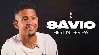 Thumbnail: Sávio's first Spurs interview! 🗣️