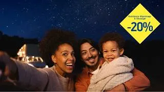 Thumbnail: Hôtel étoilé ou ciel étoilé? Maintenant, -20% sur l'assistance dépannage à l'étranger.