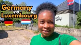 Thumbnail: Border crossing from Germany to Luxembourg by foot