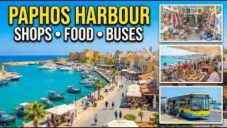 Thumbnail: Walking Around Paphos Harbour 🇨🇾 Shops, Restaurants, Arts & Crafts & Bus Station