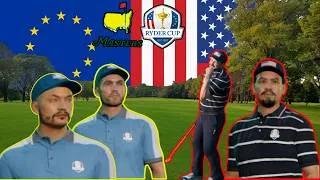 Thumbnail: USA vs EUROPE — 2v2 RYDER CUP BATTLE! (Funny Moments) PGA Tour 🎮⛳